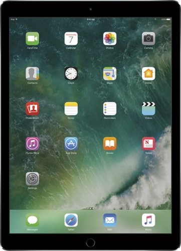 Apple - Geek Squad Certified Refurbished iPad Pro with Wi-Fi - 128GB - Space Gray-Front_Standard 