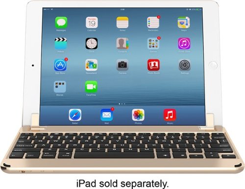  Brydge - BrydgeAir Bluetooth Keyboard for Apple iPad, iPad, 9.7-inch iPad Pro, iPad Air 2 and Air - Gold