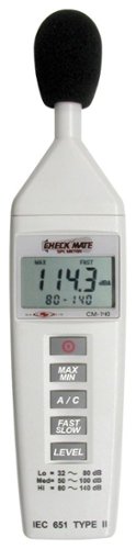 Galaxy Audio - Checkmate SPL Meter - Silver-Front_Standard 