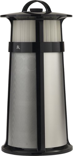 Acoustic Research - AR Hatteras Indoor/Outdoor Wireless Bluetooth Stereo Speaker - Black/Silver-Left_Standard 