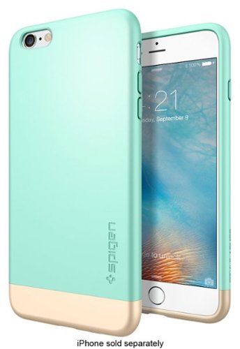 Spigen - Style Armor Case for Apple® iPhone® 6 Plus and 6s Plus - Mint-Front_Standard 