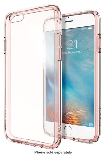  Spigen - Ultra Hybrid Case for Apple® iPhone® 6 and 6s - Rose Crystal