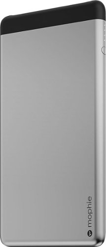  mophie - powerstation 5x Portable Charger - Silver Aluminum