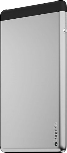  mophie - powerstation 8x Portable Charger - Silver Aluminum