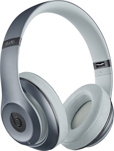  Beats by Dr. Dre - Geek Squad Certified Refurbished Beats Studio Wireless Over-the-Ear Headphones - Metallic Sky