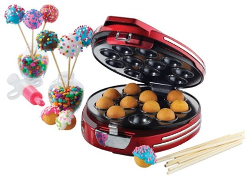  Nostalgia - Retro Series '50s-Style Cake Pop and Donut Hole Maker - Red