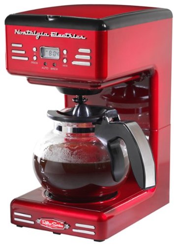  Nostalgia Electrics - Retro Series '50's Style 12-Cup Coffee Maker - Red