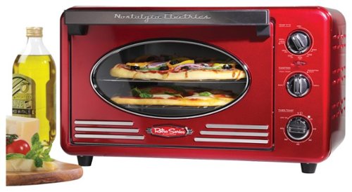  Nostalgia - Retro Series 6-Slice Toaster Oven - Red