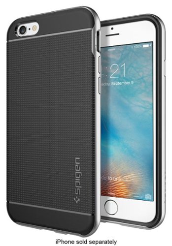  Spigen - Neo Hybrid Case for Apple® iPhone® 6 and 6s - Satin Silver