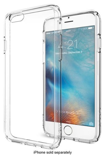  Spigen - Ultra Hybrid Case for Apple® iPhone® 6 and 6s - Crystal-Clear