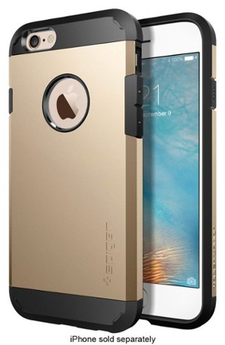  Spigen - Tough Armor Case for Apple® iPhone® 6 and 6s - Champagne Gold