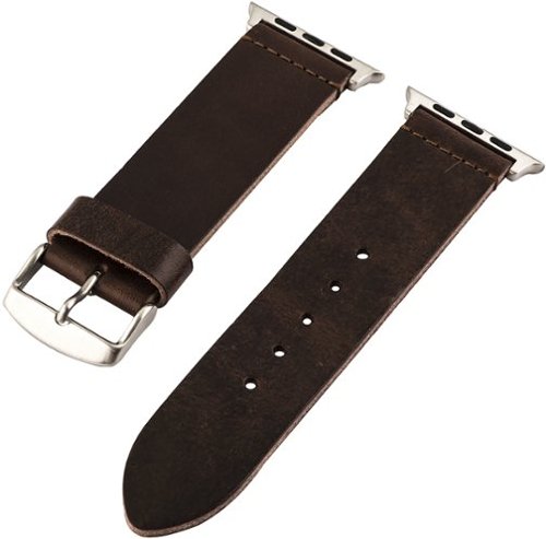  Clockwork Synergy - Nato Worn Leather Strap for Apple Watch™ 42mm - Brown