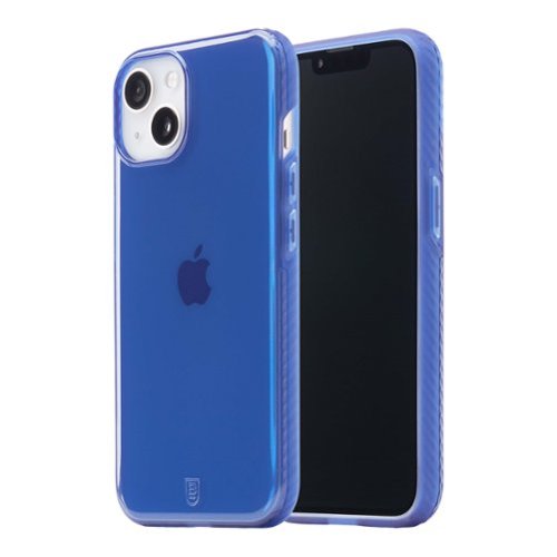 BodyGuardz - Carve Case for Apple iPhone 13 with Pureguard - Blue-Front_Standard 