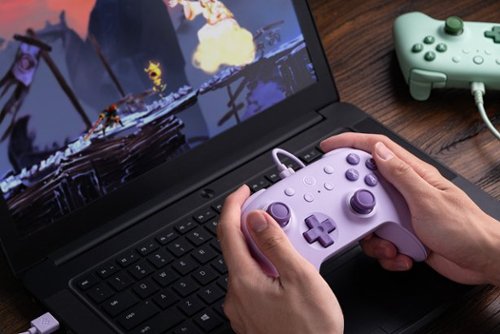 8BitDo Ultimate 2C Wired Controller for Android and Windows with Hall Effect Joysticks - Purple BUY IN AUSTRALIA