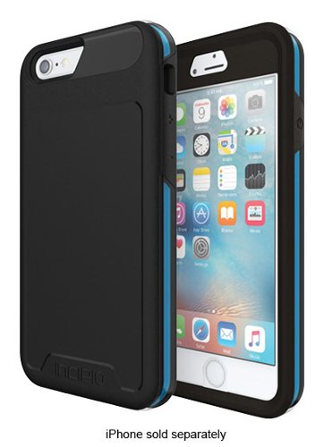  Incipio - [Performance] Series Level 5 Case for Apple® iPhone® 6 and 6s - Black/Cyan