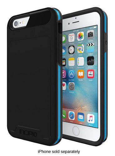  Incipio - [Performance] Series Level 4 Case for Apple® iPhone® 6 and 6s - Black/Cyan