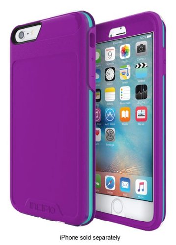  Incipio - [Performance] Series Level 5 Case for Apple® iPhone® 6 Plus and 6s Plus - Purple/Teal