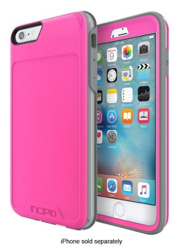  Incipio - [Performance] Series Level 5 Case for Apple® iPhone® 6 Plus and 6s Plus - Pink/Gray
