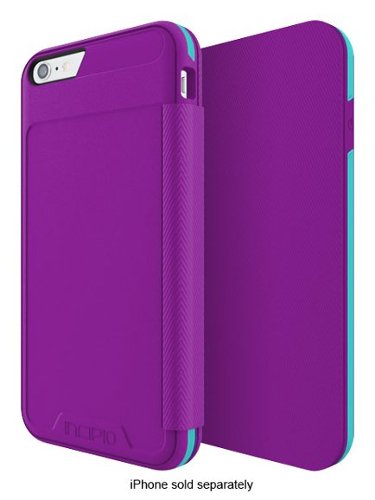  Incipio - [Performance] Series Level 3 Folio Case for Apple® iPhone® 6 Plus and 6s Plus - Purple/Teal