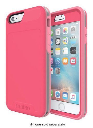  Incipio - [Performance] Series Level 5 Case for Apple® iPhone® 6 and 6s - Coral/Gray