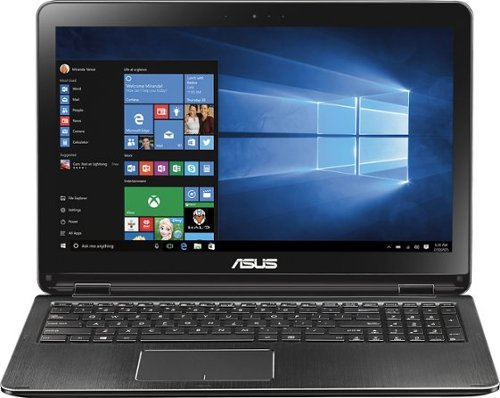  ASUS - 2-in-1 15.6&quot; Touch-Screen Laptop - Intel Core i5 - 12GB Memory - 1TB Hard Drive - Black