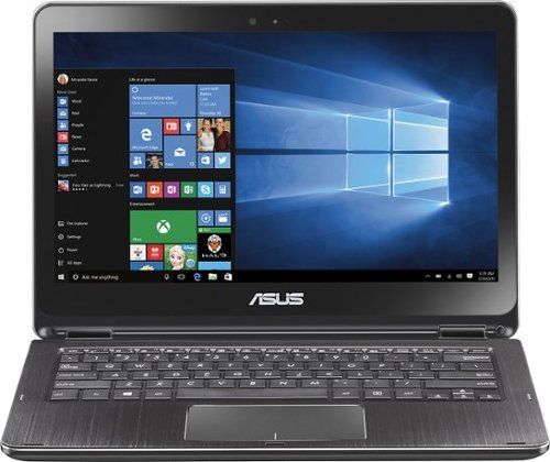  ASUS - 2-in-1 13.3&quot; Touch-Screen Laptop - Intel Core i5 - 8GB Memory - 1TB Hard Drive - Black