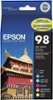 Epson - 98 6-Pack High-Yield Ink Cartridges - Black/Cyan/Light Cyan/Magenta/Light Magenta/Yellow-Front_Standard