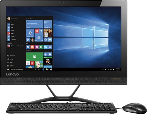  Lenovo - ideacentre 300 21.5&quot; All-In-One - AMD A6-Series - 4GB Memory - 500GB Hard Drive - Black