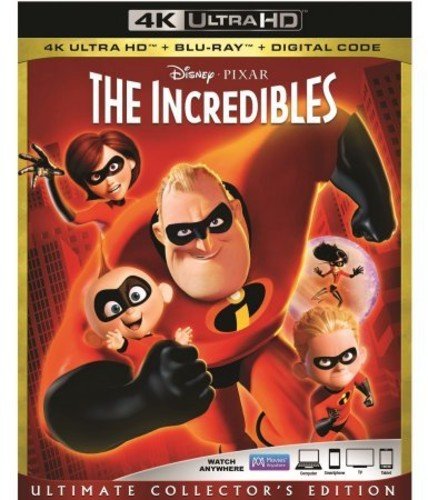  The Incredibles [4K Ultra HD Blu-ray/Blu-ray] [2004]