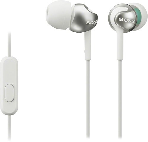  Sony - Step-Up EX Series Earbud Headphones - White