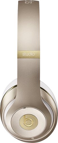  Beats by Dr. Dre - Geek Squad Certified Refurbished Beats Studio Wireless Over-the-Ear Headphones - Gold