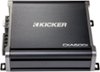 KICKER - CX Series CXA6001 1200W Class D Mono Amplifier with Adjustable KickEQ Bass Boost - Black-Front_Standard