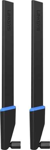 Linksys - High-Gain Antennas (2-Pack) - Black-Front_Standard 