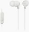 Sony - EX Earbud Headphones - White-Front_Standard