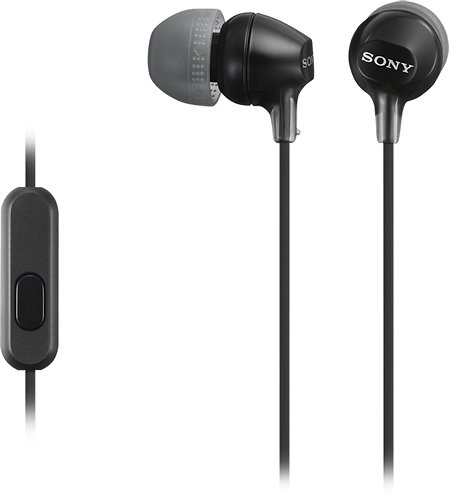  Sony - EX Series Earbud Headphones - Black