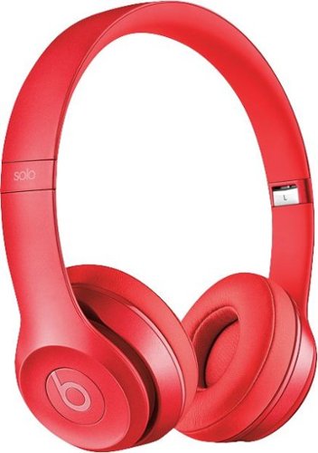  Beats - Geek Squad Certified Refurbished Solo 2 Headphones - Blush Rose