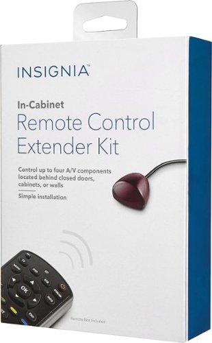 Insignia™ Remote Control Extender Kit - Black SHOP ONLINE