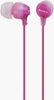 Sony - EX Series Earbud Headphones - Pink-Front_Standard