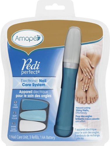  Amope - Pedi Perfect Electronic Nail Care File - Blue