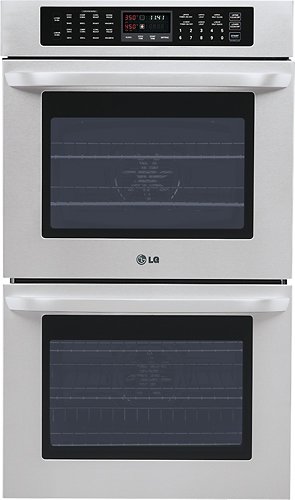  LG - 30&quot; Built-In Double Electric Convection Wall Oven - Stainless Steel