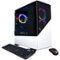 CyberPowerPC - Gamer Supreme Gaming Desktop - AMD Ryzen 7 7700 - 16GB Memory - NVIDIA GeForce RTX 3070 - 1TB SSD - White-Angle_Standard