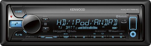  Kenwood - CD - Built-In Bluetooth - Built-In HD Radio - Apple® iPod®- and Satellite Radio-Ready - In-Dash Deck - Black