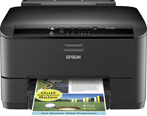  Epson - WorkForce Pro WP-4020 Wireless Printer - Black