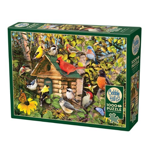 Outset Media - Outset Media: Cobble Hill 1000 Piece Puzzle: Bird Cabin - Reference Poster Included