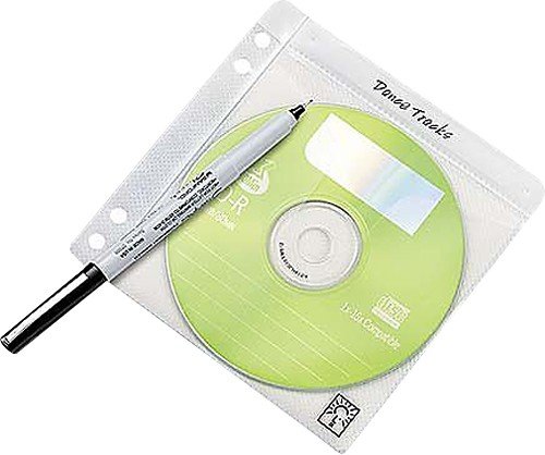  Case Logic - ProSleeve II 50 Double Sided CD Sleeves - White