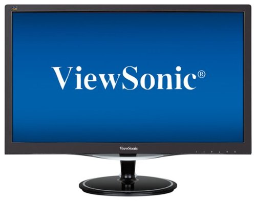 ViewSonic - 23.6" LED HD FreeSync Monitor (DVI, DisplayPort, HDMI, VGA) - Black