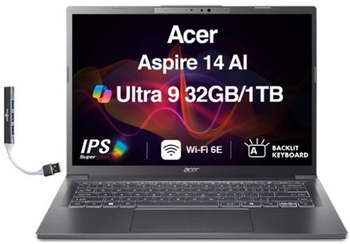 Acer Upgraded Aspire 14 AI A14 52MT 94H5 Laptop, Ultra 9 288V