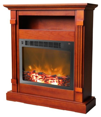 Cambridge - Sienna Electric Fireplace - Cherry-Front_Standard 