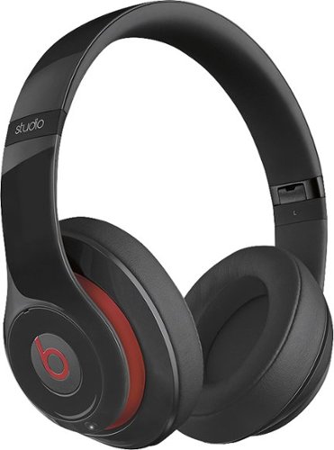  Geek Squad Certified Refurbished Beats Studio Over-the-Ear Headphones - Glossy Black