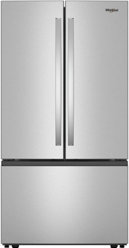 Whirlpool - 36-Inch French Door Refrigerator with Interior Water Dispenser - 31 cu. ft. - Stainless Steel